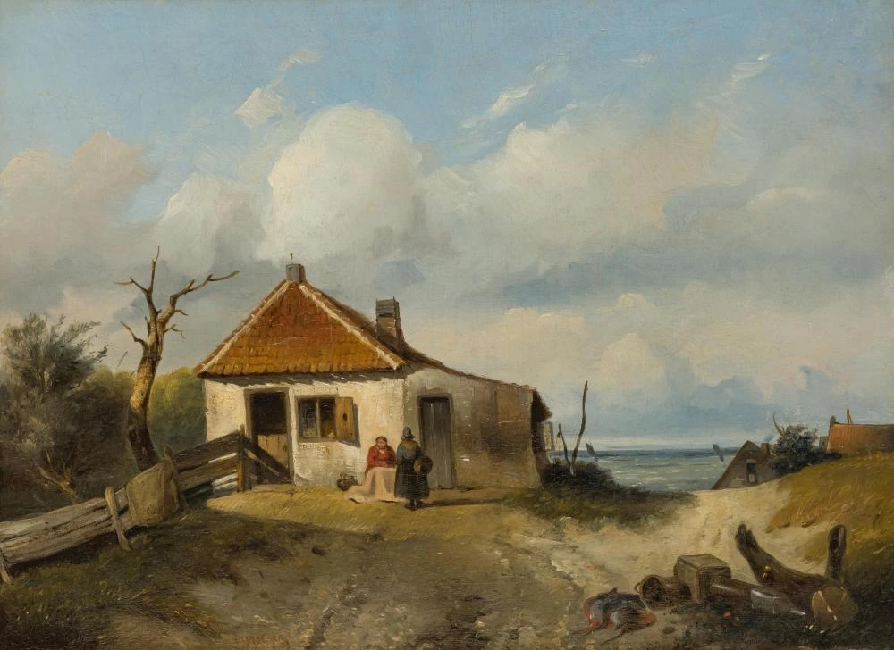 Wijnand Nuyen-25-La casetta del pescivendolo tra le dune